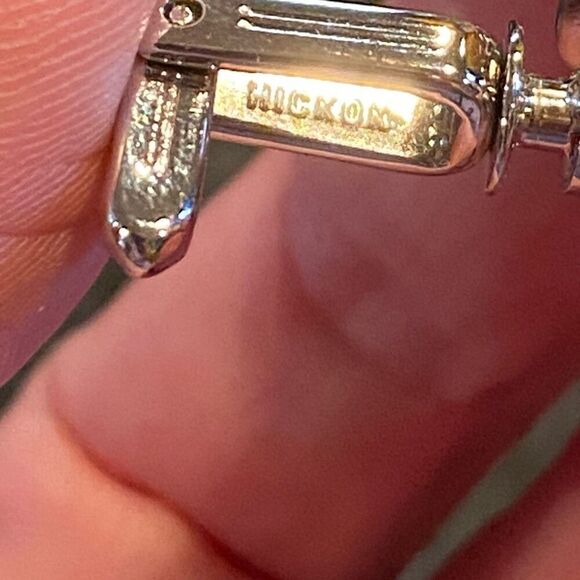 Rare! Original Vintage Hickok Nauticals Fishing Reel Cufflinks - Picture 7 of 8